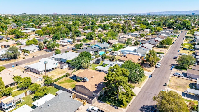 6819 N 10th Pl, Phoenix, AZ 85014 - aerial view of residential area with a mountainous background