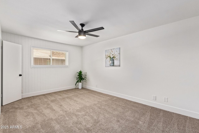 2015 E Southern Ave Unit 16, Tempe, AZ 85282 - carpeted spare room featuring ceiling fan and baseboards