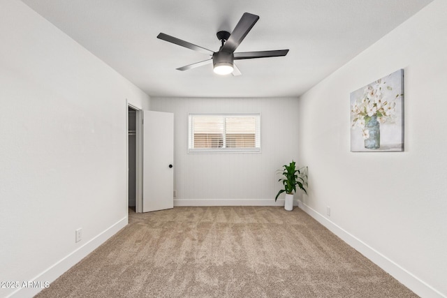 2015 E Southern Ave Unit 16, Tempe, AZ 85282 - empty room with light colored carpet and ceiling fan