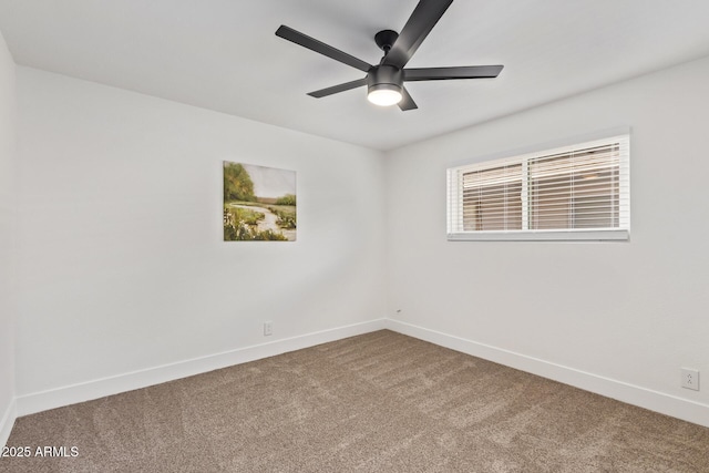 2015 E Southern Ave Unit 16, Tempe, AZ 85282 - carpeted empty room featuring baseboards and ceiling fan