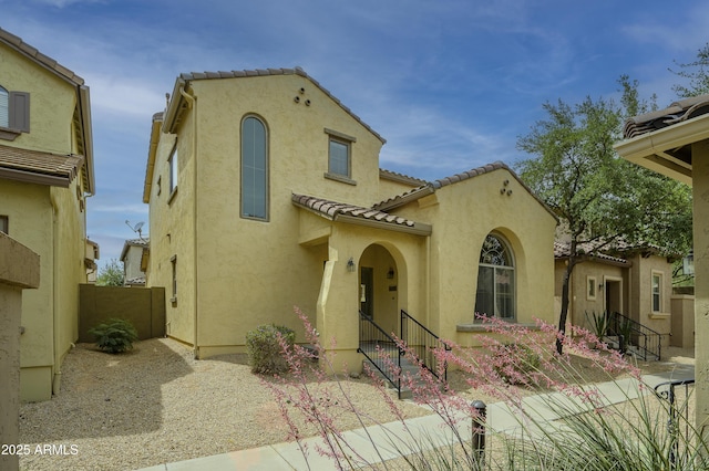 41715 N Raleigh Ct, Anthem, AZ 85086 - mediterranean / spanish house with stucco siding and a tile roof
