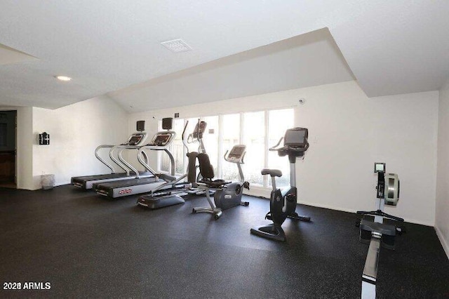 view of exercise room