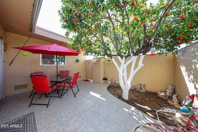 view of patio