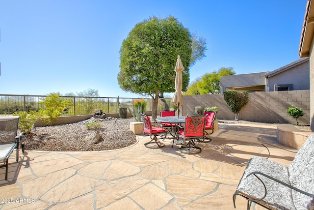 view of patio