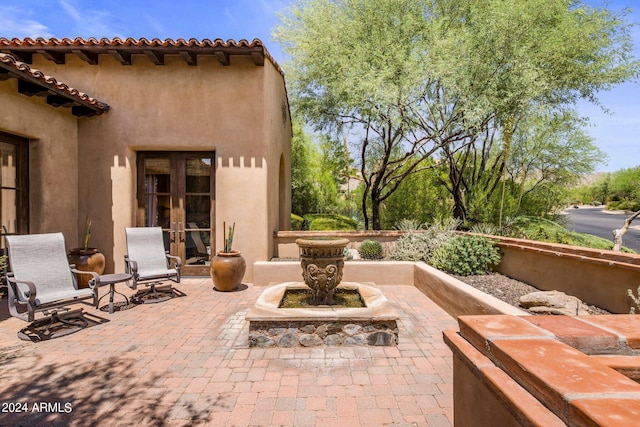 view of patio