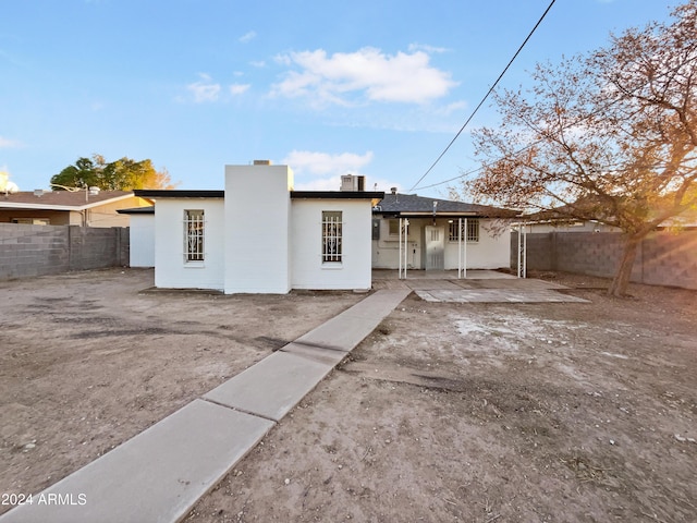 view of rear view of house