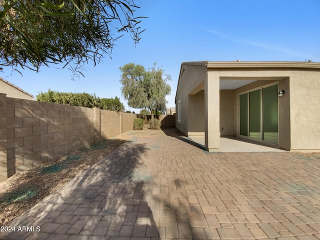 exterior space with a patio