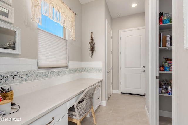 bathroom featuring tile patterned floors