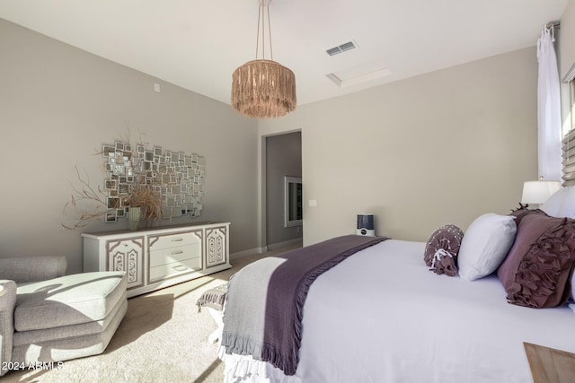 bedroom featuring carpet floors