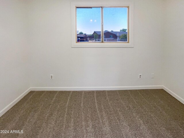 empty room featuring carpet