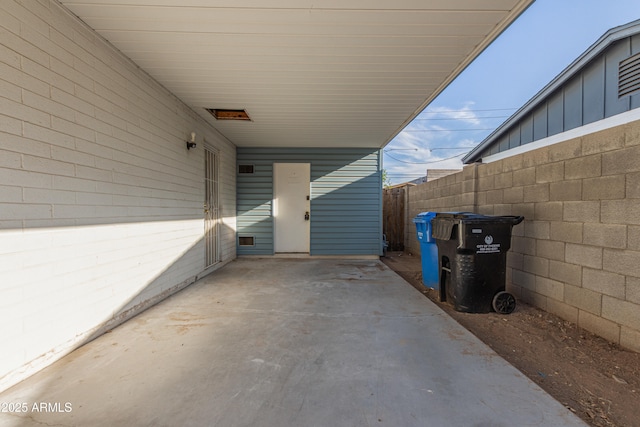 2145 W Cholla St, Phoenix, AZ 85029 - view of patio with an attached carport