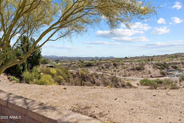 665 W Chaparral Rd, Wickenburg, AZ 85390 - view of yard with a mountain view