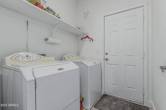 32102 N Walnut St, Wittmann, AZ 85361 - clothes washing area with independent washer and dryer