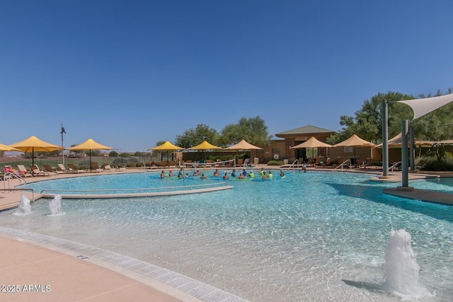 8127 W Autumn Vista Way, Florence, AZ 85132 - community pool with a patio