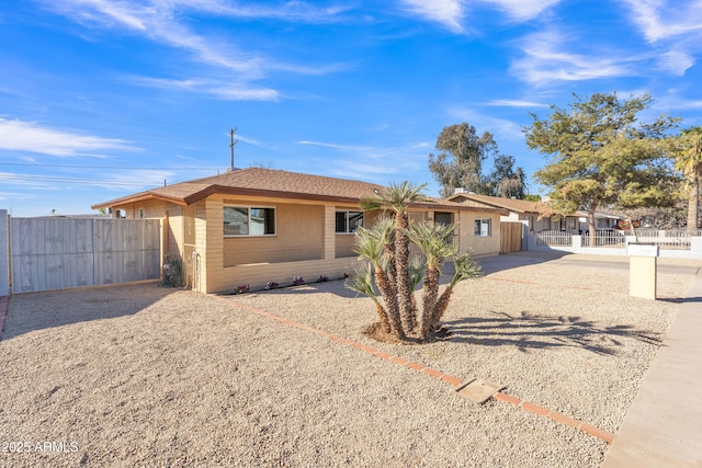 view of ranch-style house