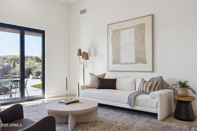 view of living area