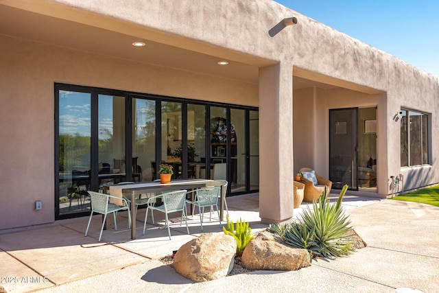view of patio / terrace featuring outdoor dining space