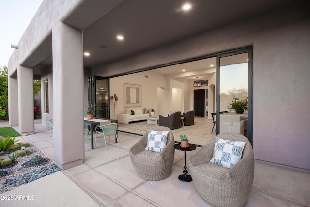 view of patio / terrace with outdoor lounge area