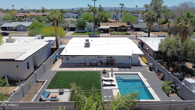 2320 E Mulberry Dr, Phoenix, AZ 85016 - drone / aerial view featuring a residential view and a mountain view