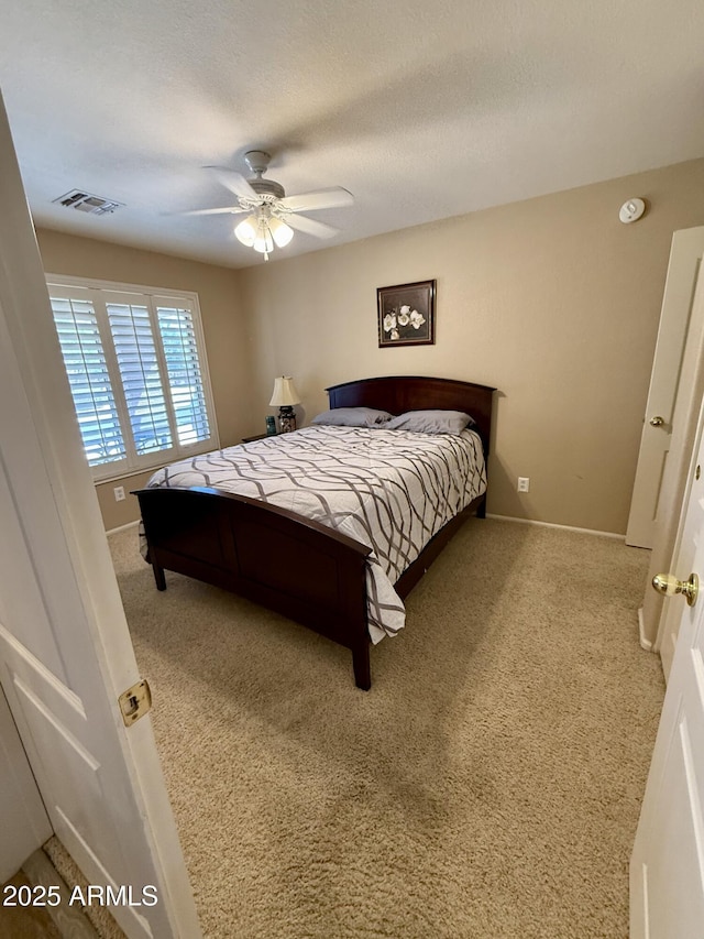 3891 E Simpson Rd, Gilbert, AZ 85297 - bedroom featuring carpet and ceiling fan