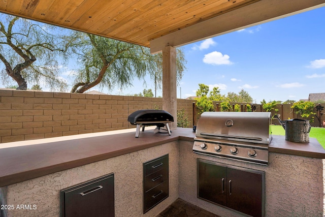 3915 N Shannon Cir, Mesa, AZ 85215 - view of patio with area for grilling