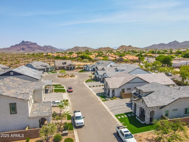 3915 N Shannon Cir, Mesa, AZ 85215 - aerial perspective of suburban area with a mountain backdrop