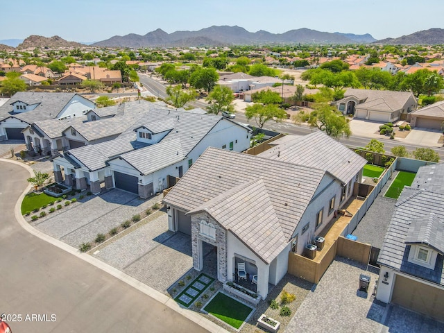 3915 N Shannon Cir, Mesa, AZ 85215 - aerial perspective of suburban area with mountains