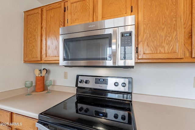 kitchen with stainless steel appliances