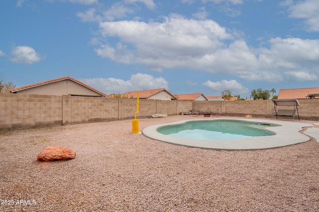 view of pool