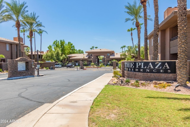 view of community / neighborhood sign