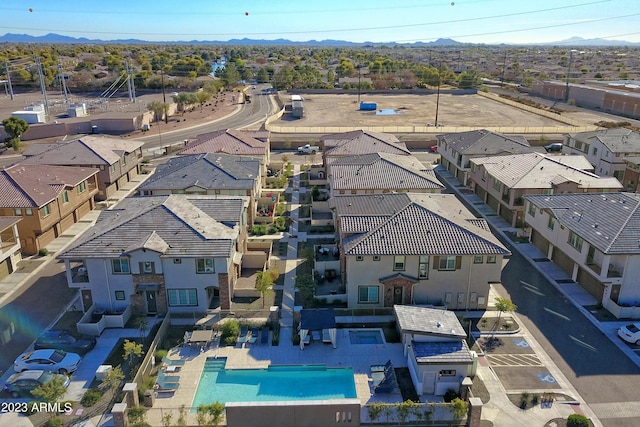4100 S Pinelake Way Unit 149, Chandler, AZ 85249 - aerial view of residential area with mountains