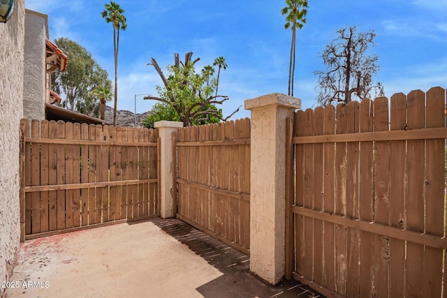 gate with fence
