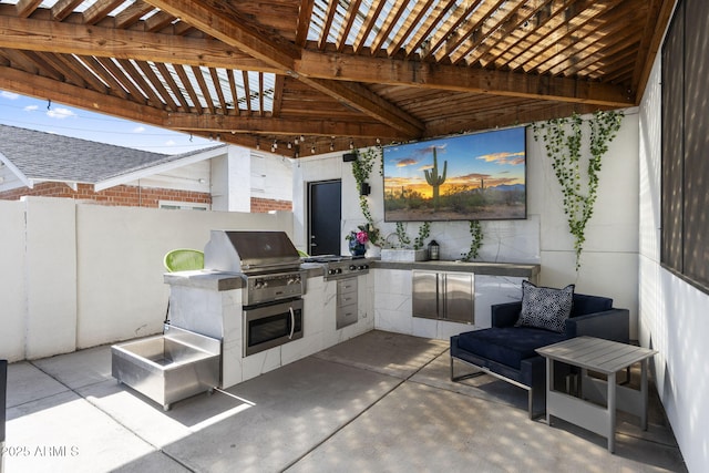 1807 E Campbell Ave, Phoenix, AZ 85016 - view of patio with area for grilling
