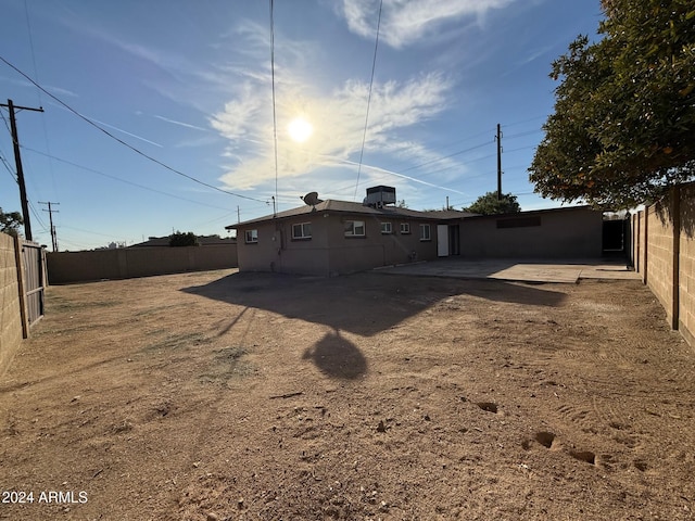 view of rear view of property