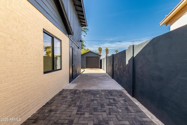 1338 E Granada Rd, Phoenix, AZ 85006 - view of patio with an outbuilding