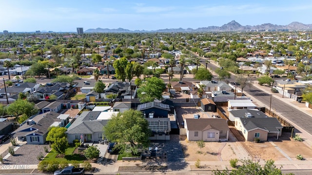 1338 E Granada Rd, Phoenix, AZ 85006 - aerial view of residential area featuring a mountainous background