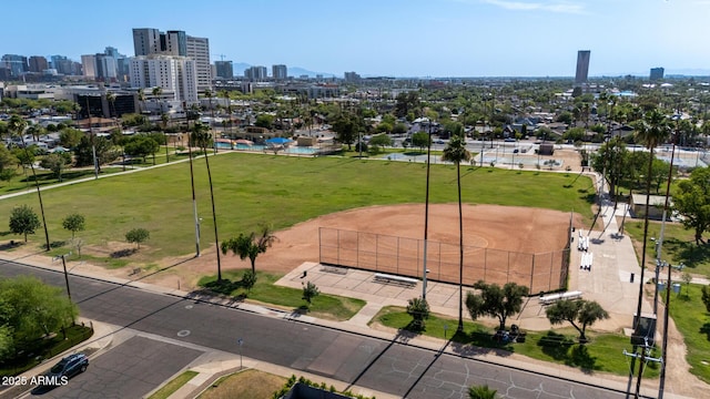 1338 E Granada Rd, Phoenix, AZ 85006 - bird's eye view of city skyline and a park