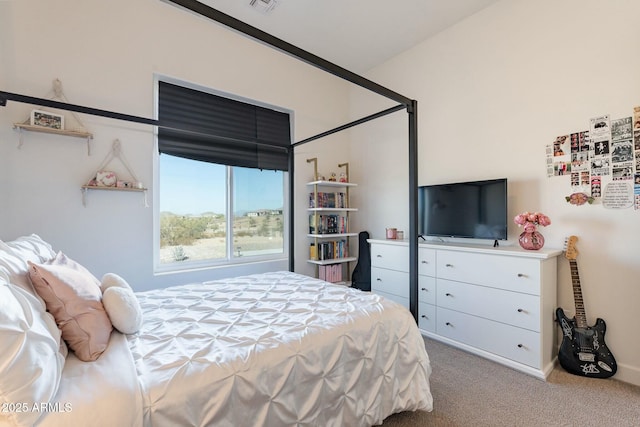 bedroom with carpet flooring