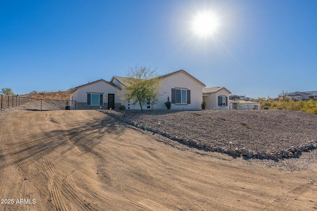 view of ranch-style home