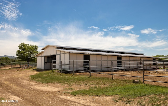 view of stable
