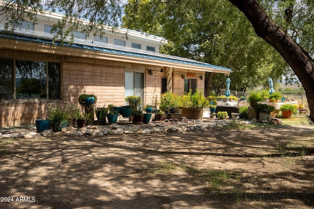 view of rear view of property