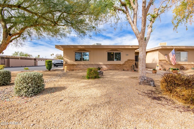 view of ranch-style house