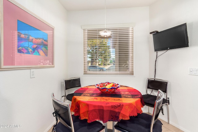 view of dining area