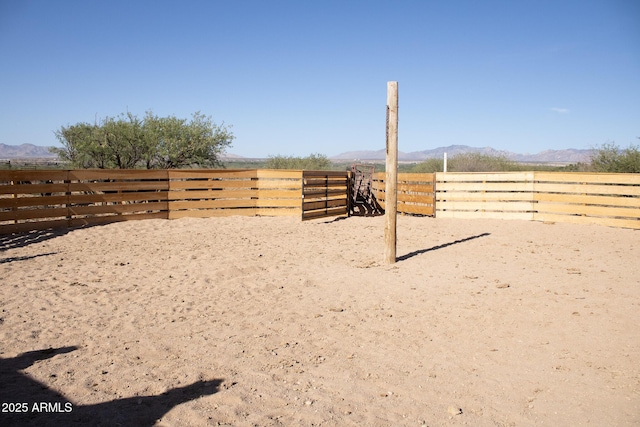 375 S Companero Rd, Saint David, AZ 85630 - view of yard featuring a mountain view