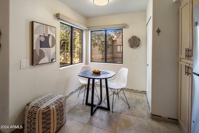 view of dining room