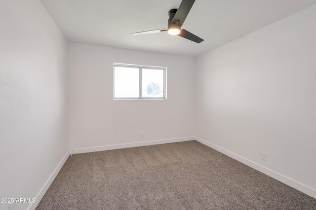 1051 E Millett Ave, Mesa, AZ 85204 - unfurnished room featuring carpet floors and a ceiling fan