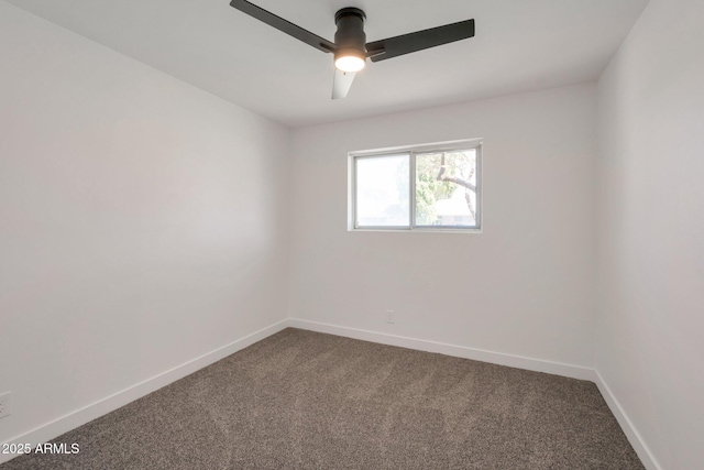 1051 E Millett Ave, Mesa, AZ 85204 - spare room featuring carpet floors and a ceiling fan