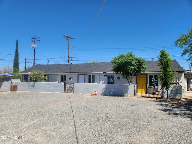 view of ranch-style house