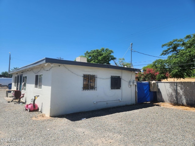 view of home's exterior