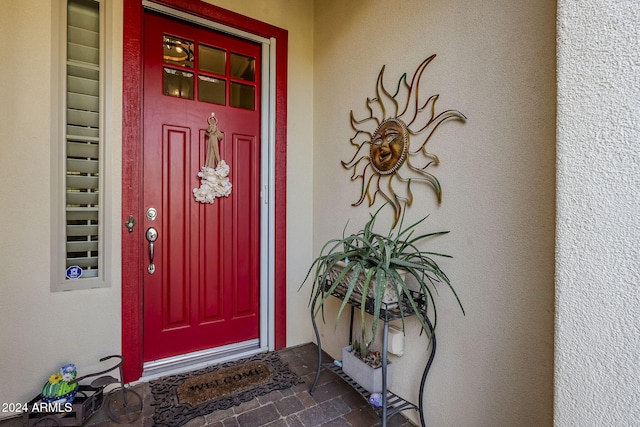 view of entrance to property